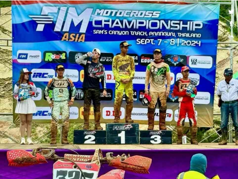 Delvintor Alfarizi Berhasil Menjuarai, FIM Motocross Championship 2024 Round 2